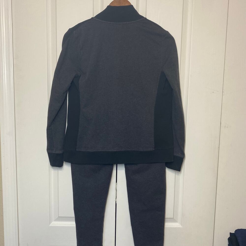 Lauren Active Ralph Lauren Jogger Set • Jacket M • Pants S • Dark Gray/Black - Picture 3 of 7